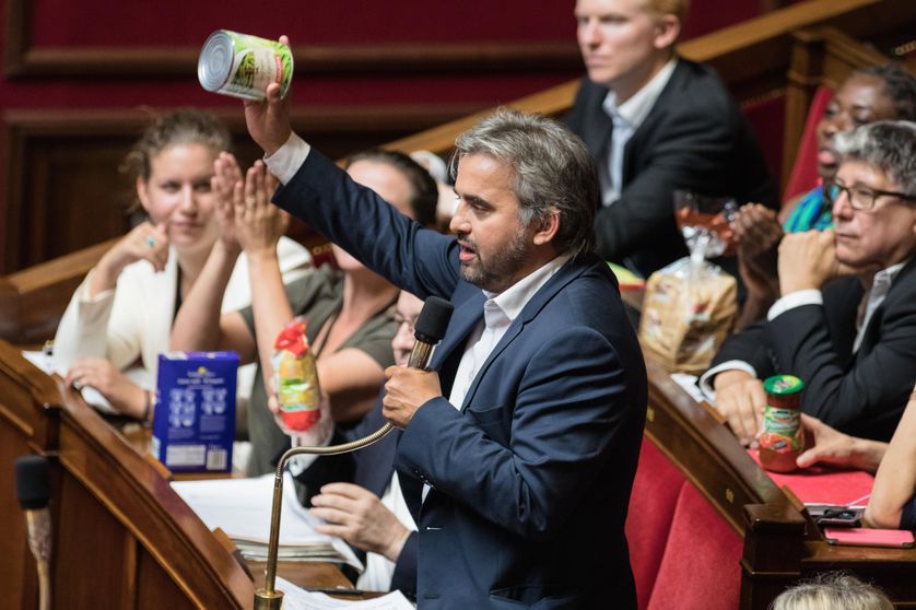 Alexis Corbière, s'élevant contre la réduction des APL, à l'Assemblée nationale le 26 juillet