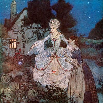 Illustration de 1911 de Cendrillon par Edmund Dulac