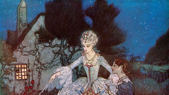 Illustration de 1911 de Cendrillon par Edmund Dulac ©Getty - GraphicaArtis