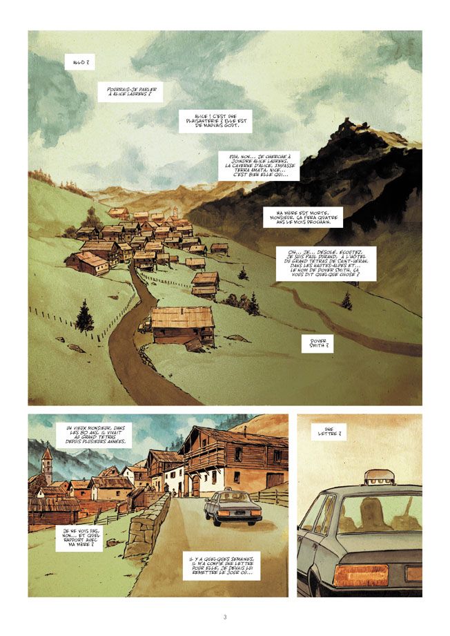 Planche de : "Une vie, Winston Smith (1903-1984), La biographie retrouvée, tome 1 : Land Priors, 1916"