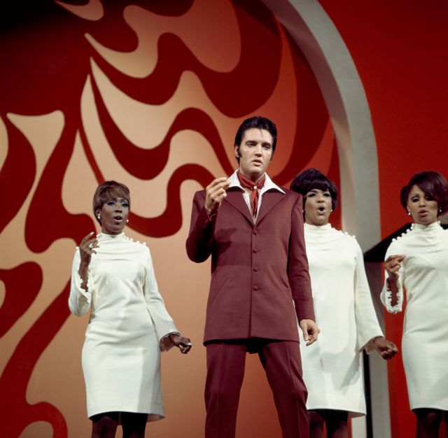 Elvis Presley lors de l'émission '68 Comeback special sur NBC