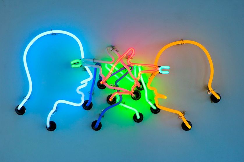 "Double Poke in the Eye II" de Bruce Nauman © Musée Fabre - Montpellier