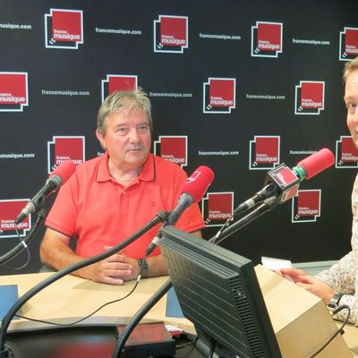 Jean-Pierre Canihac et Benjamin François au studio 141 de France Musique.