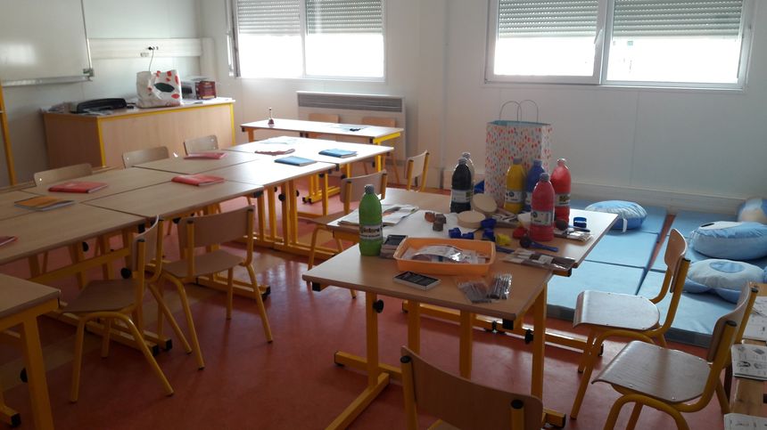 Centre d'accueil d'Ivry-sur-Seine, salle de classe des petits