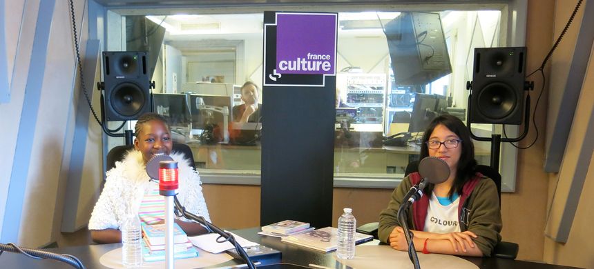 France Culture, studio 152... Les jeunes du club de lecture Lekri Dezados en Seine-Saint-Denis