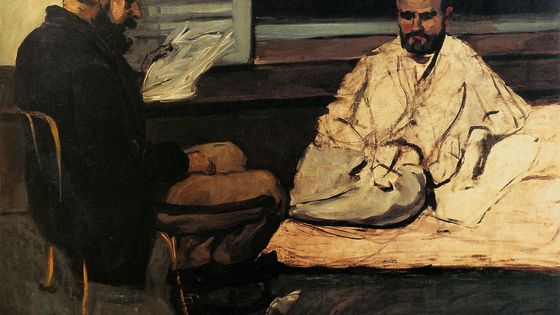 Paul Alexis lisant Emile Zola - ®societe-cezanne.fr.