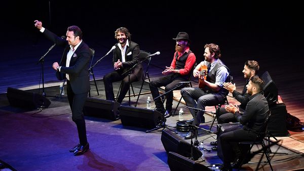 Soirée flamenco au Domaine d'O avec Dani de Moron (guitare), Duquende, Jesus Mendez et Antonio Reyes (chant)