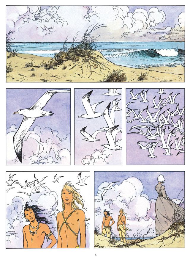 Planche d'"Un Eté indien" de Manara