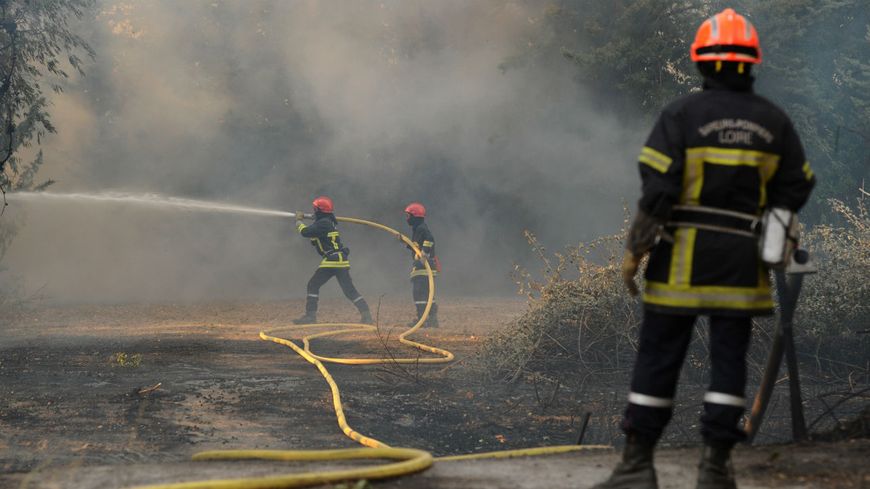 Incendies à Saint Cannat, près d'Aix en Provence