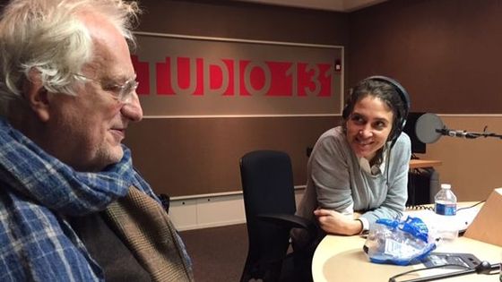 Bertrand Tavernier et Elsa Boublil ©Radio France - Guillaume Decalf