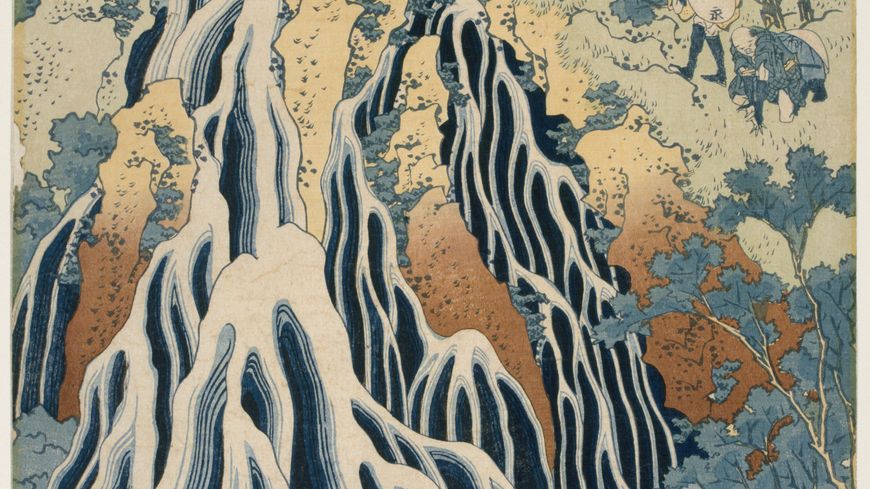 Chutes d’eau de Kirifuri au mont Kurogami, Katsushika Hokusai, 1833