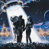 La couverture de l'intégrale numéro 7 de "Valérian et Laureline".