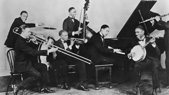 1926, Chicago, Jelly Roll Morton and His Red Hot Peppers / Getty ©Radio France