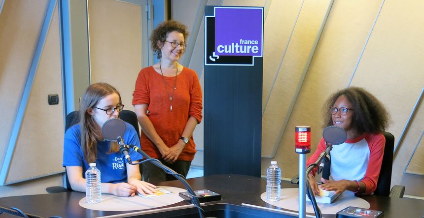 France Culture, studio 152... Les jeunes du club de lecture Lekri Dezados en Seine-Saint-Denis & Valérie Beaugier