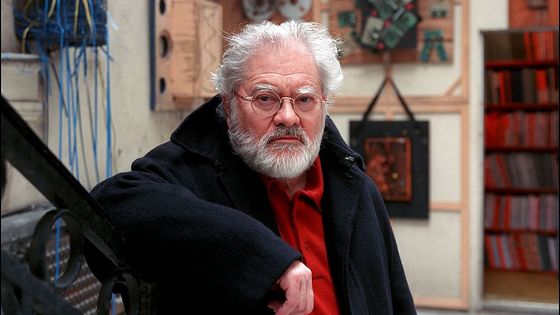Pierre Henry en 2002 chez lui. ©Getty - Raphael Gaillarde/Gamma-Rapho