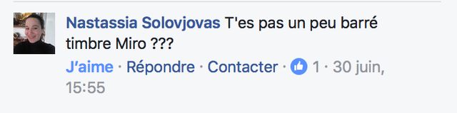 Capture d'écran Facebook Bavartdages