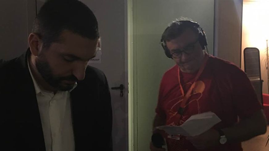 Ibrahim Maalouf et Alex Dutilh dans les coulisses de Jazz in Marciac 2017