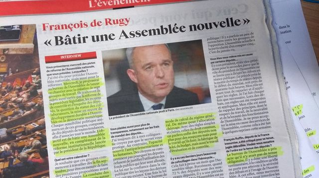 Extrait de l'interview de François de Rugy dans le JDD