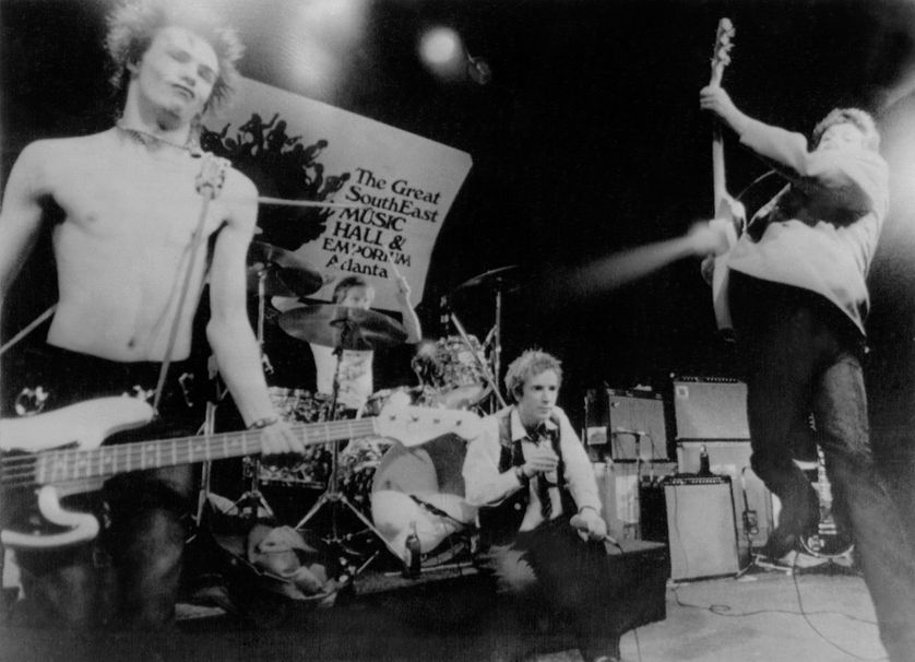 Les Sex Pistols, le 5 janvier 1978 à Atlanta