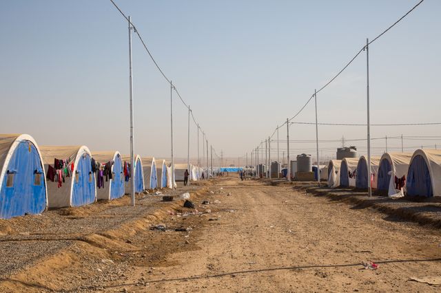 La bataille de Mossoul a fait des centaines de milliers de déplacés.
