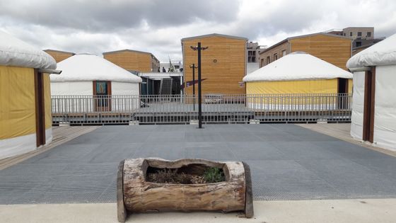 Centre d'accueil d'Ivry-sur-Seine, juillet 2017 ©Radio France - Chloé Leblond
