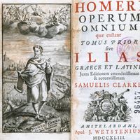 Homère, le père de l'Iliade et l'Odyssée