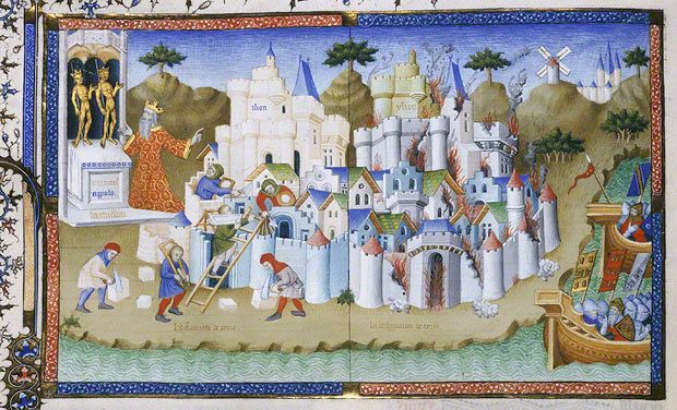 Construction et destruction de Troie - 1405-1406