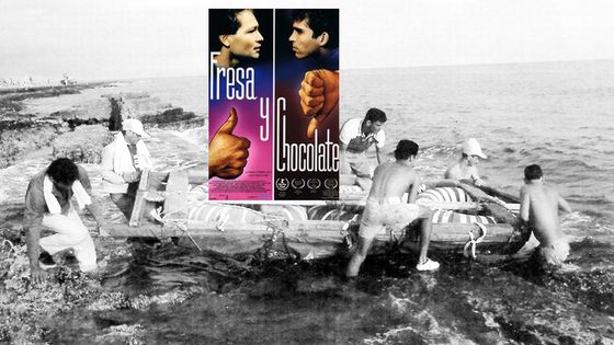 la tragédie des blaseros (1994) / affiche du film Fraise et Chocolat