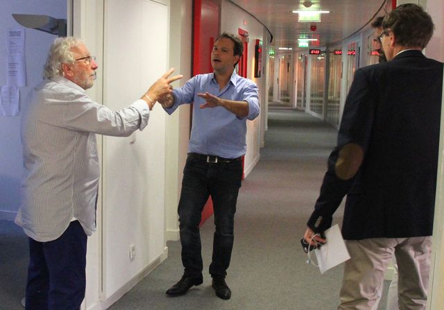 Jacques Vendroux, Marc Fauvelle et Dominique Seux