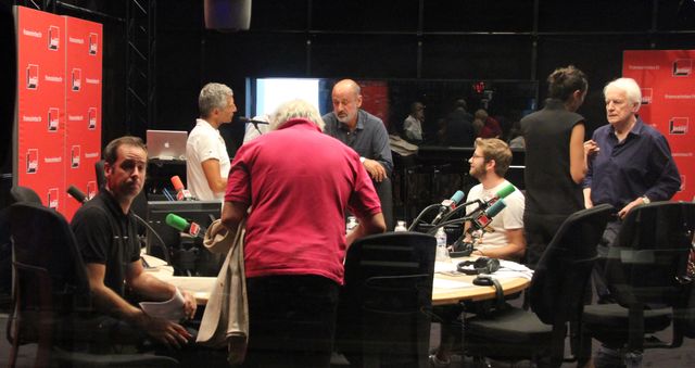 Tanguy Pastureau, Naguy, Albert Algoud, Daniel Morin, Thomas Wiesel, Leila Kaddour et André Dussolier