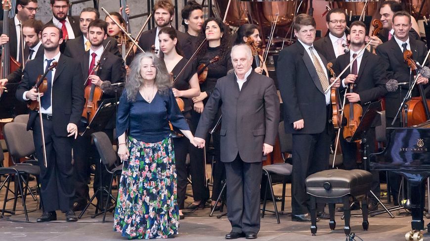Martha Argerich et Daniel Barenboim en août 2013 à Berlin
