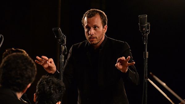 Mathieu Romano, fondateur de l'Ensemble Aedes, aux Rencontres Musicales de Vézelay