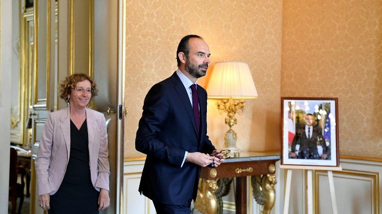 La ministre du travail Muriel Pénicaud et le Premier ministre Edouard Philippe rencontrent les syndicats (27/07/2017)