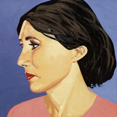 Portrait de la romancière anglaise Virginia Woolf (1882-1941). Peinture de Francisco Fonollosa.