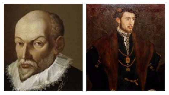 Roland de Lassus / (International Museum and Library of Music of Bologna) et Albert V de Bavière peint par Hans Mielich (1545)