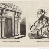 Les cariatides des Bouffes-Parisiens : Offenbach, Darcier... / E.