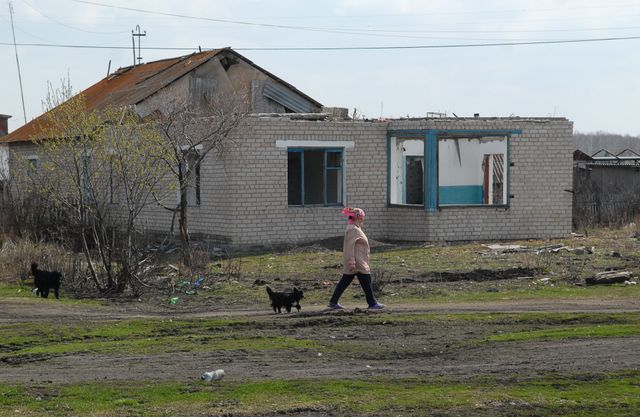 Dans le village irradié de Muslymovo (en 1957), les habitants n'ont pas été évacués (photo prise en 2010)