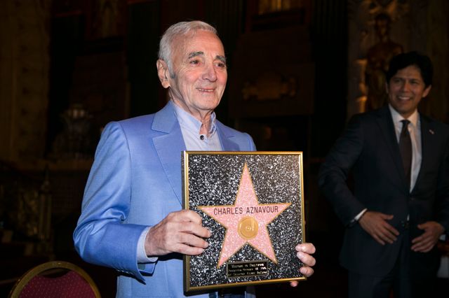 Charles Aznavour en octobre 2016