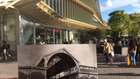 Les Halles hier et aujourd'hui. - Julien Donada