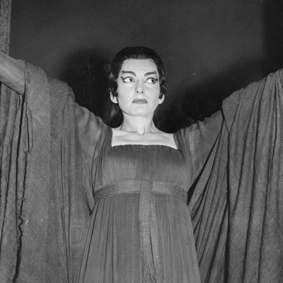 Callas répétant le rôle-titre de Medea, au Covent Garden, à Londres
