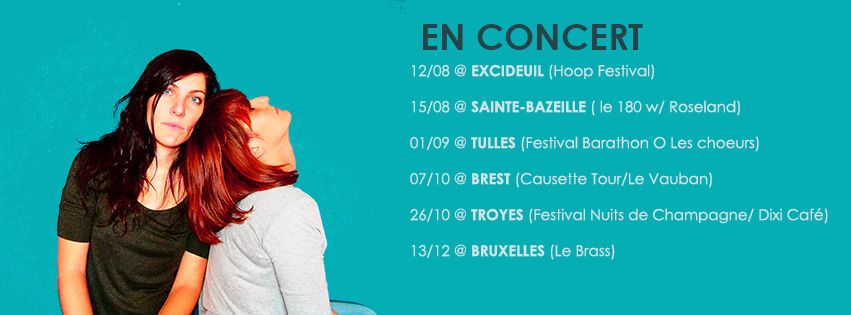 Les concerts prévus pour le duo Génial au Japon