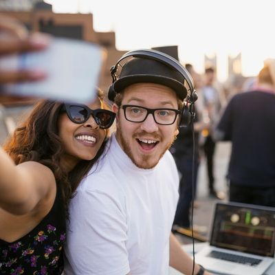 Selfie dans une soirée