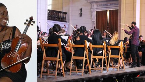 Juan Pinera/Eglise San Felipe Neri/la compositrice Jenny Pena/José Antonio Mendez à la tête de l'Orchestre du Lyceum Mozartiano de La Havane/Luna Manzanares