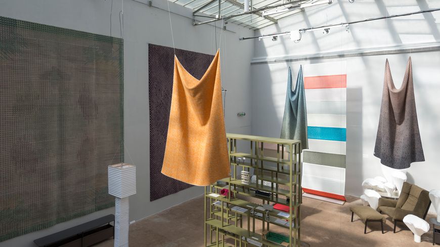 Vue de l'exposition "Tutti Frutti" d'Inga Sempé à la Villa Noailles