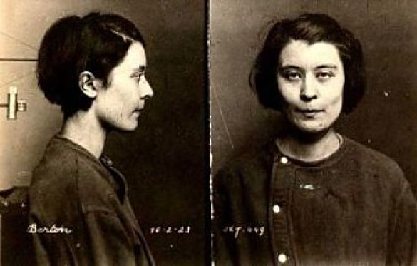 Germaine Bertron, en 1923, dans les fichiers judiciaires.