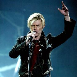 Le chanteur David Bowie en concert (2003)