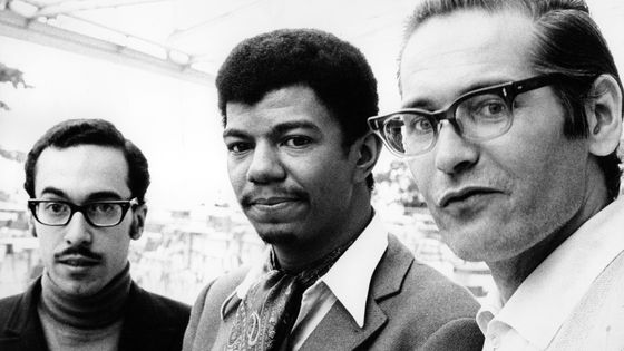 Eddie Gomez, Jack DeJohnette et Bill Evans en 1968 - Giuseppe Pino