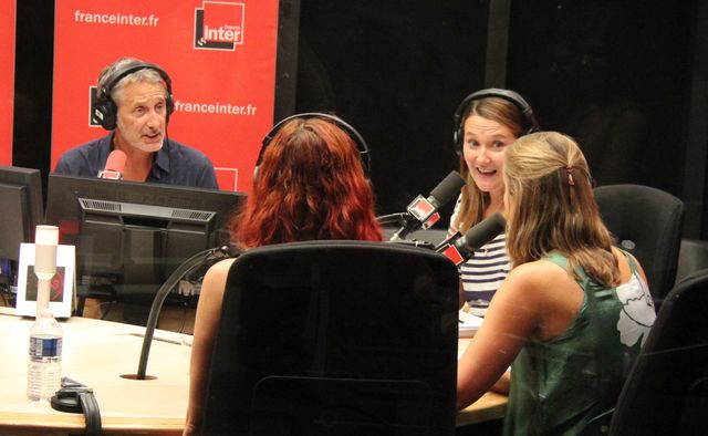 Antoine de Caunes, Pénélope Bagieux, Charline Roux et Charline Vanhoenacker