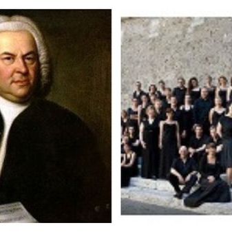 Johann Sebastian Bach (portrait de Elias Gottlob Haussmann, 1746) et le Collegium Vocale Gent
