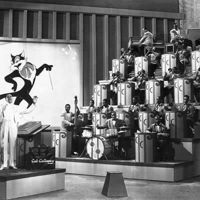 Cab Calloway et son orchestre sur scène